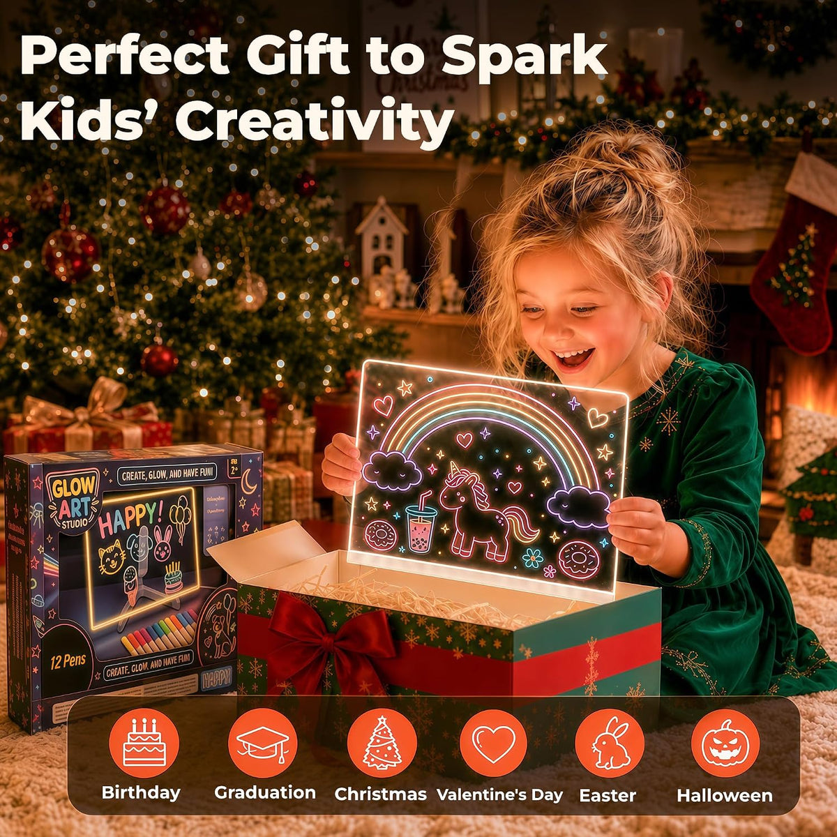 Orvumia GlowTrace™ Light-Up Drawing & Tracing Board