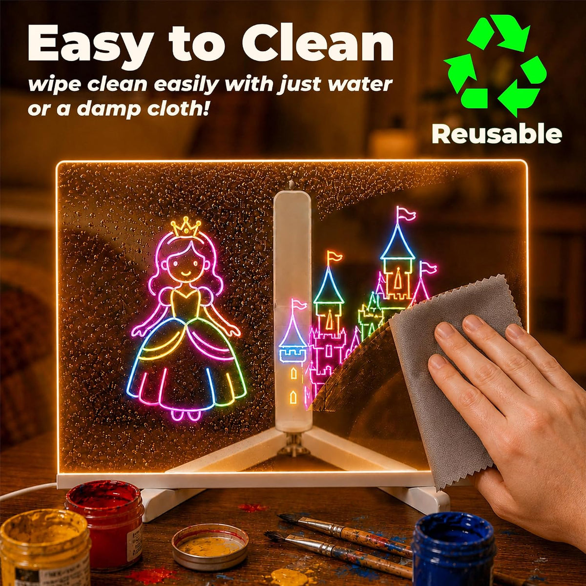 Orvumia GlowTrace™ Light-Up Drawing & Tracing Board