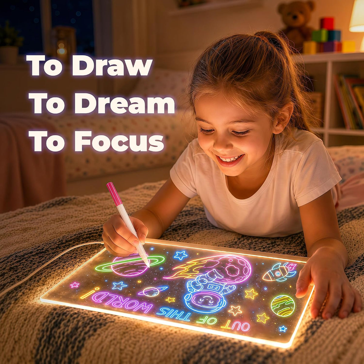 Orvumia GlowTrace™ Light-Up Drawing & Tracing Board